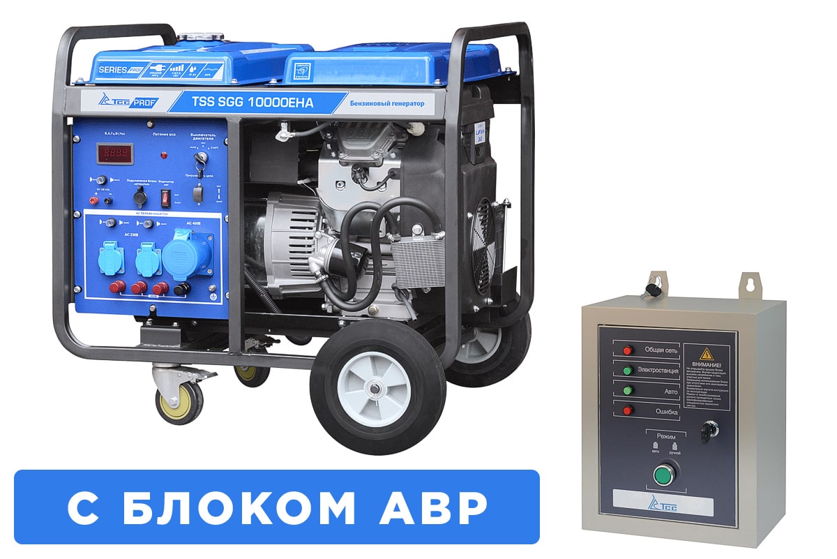 картинка Бензогенератор ТСС SGG 10000EHA с АВР
