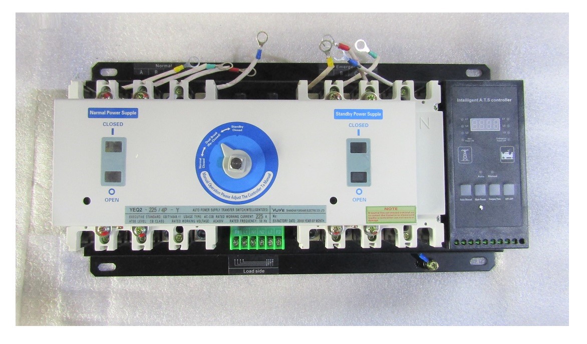 картинка Устройство автоматического ввода YEQ2Y-225/4P 100A-225A